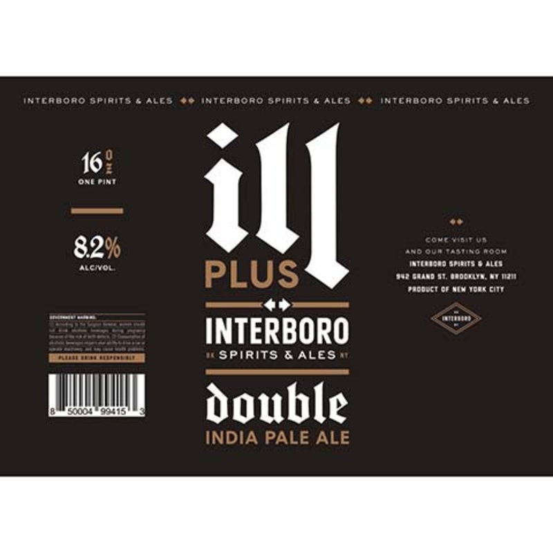 Interboro Ill Plus DIPA 16OZ SINGLE CAN