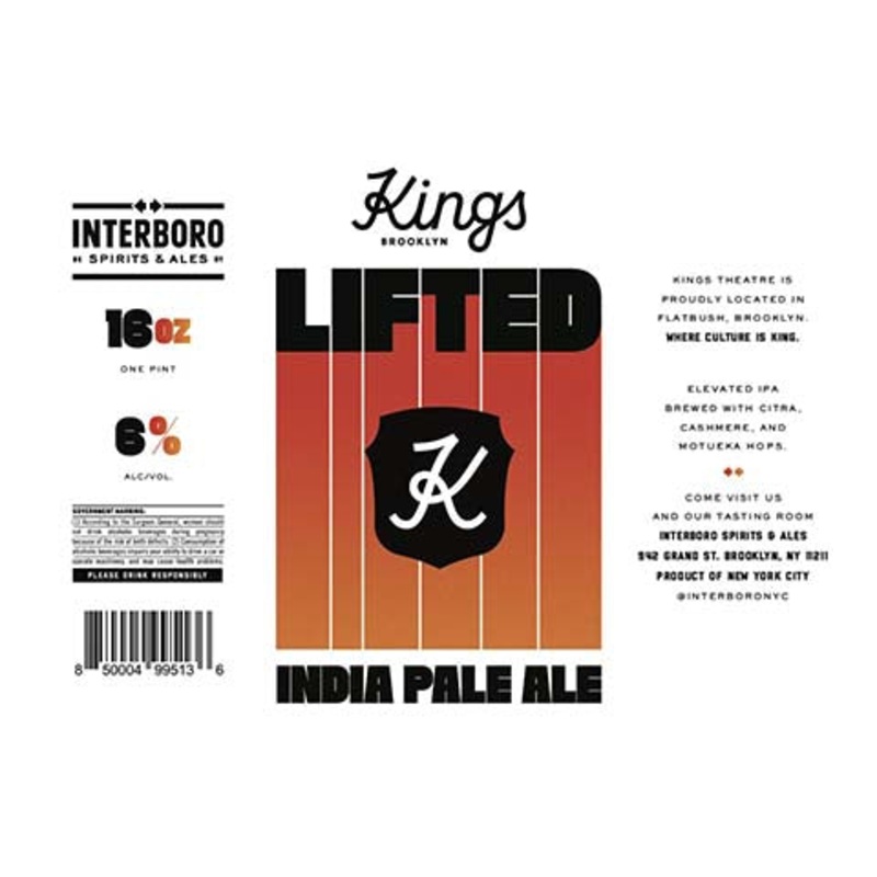 Interboro Lifted IPA 16OZ SINGLE CAN