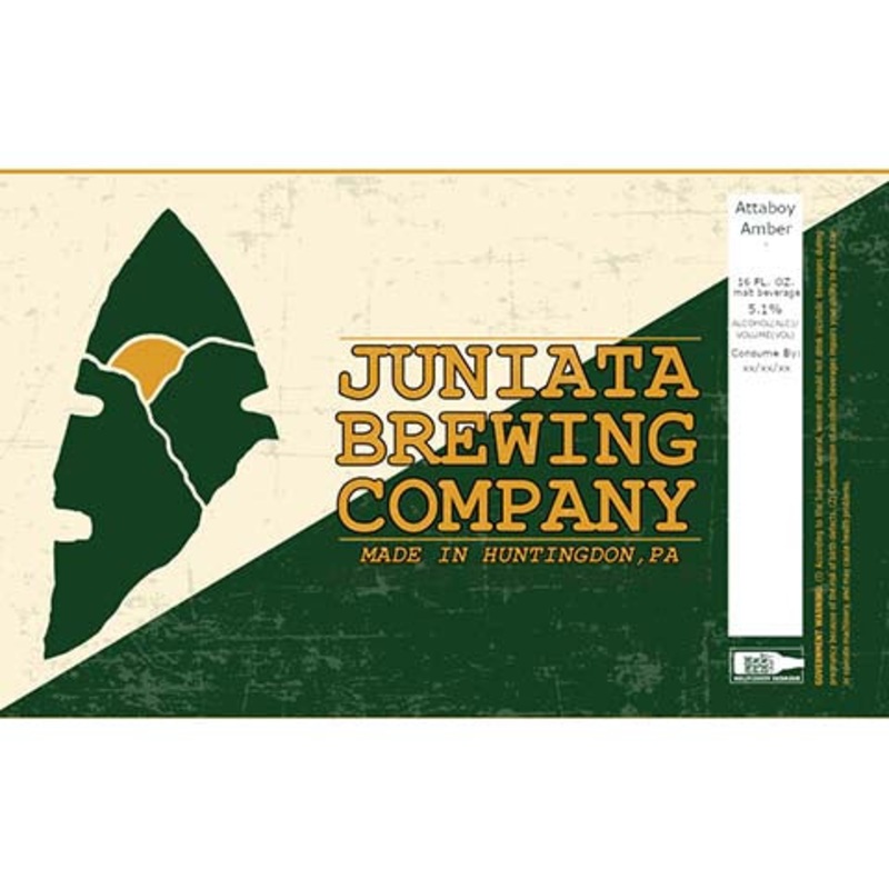 Juniata Attaboy Amber Ale 16OZ SINGLE CAN