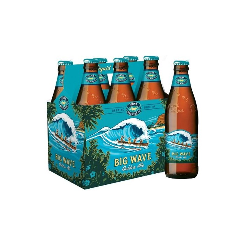 Kona Brewing Big Wave Golden Ale 12 fl oz 6pk Bottles
