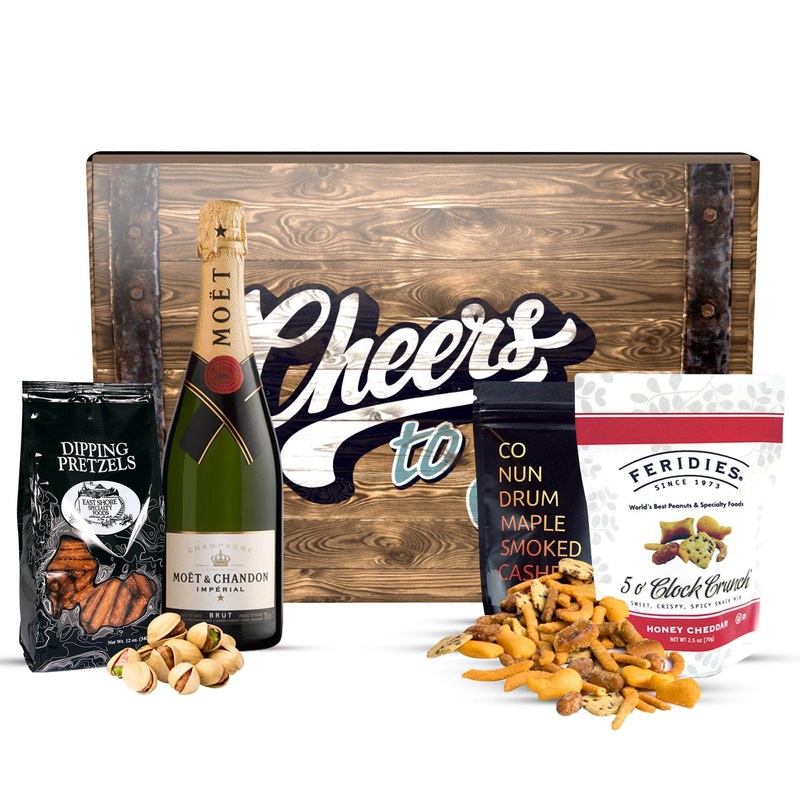 Moet Gift Basket Cheers to You