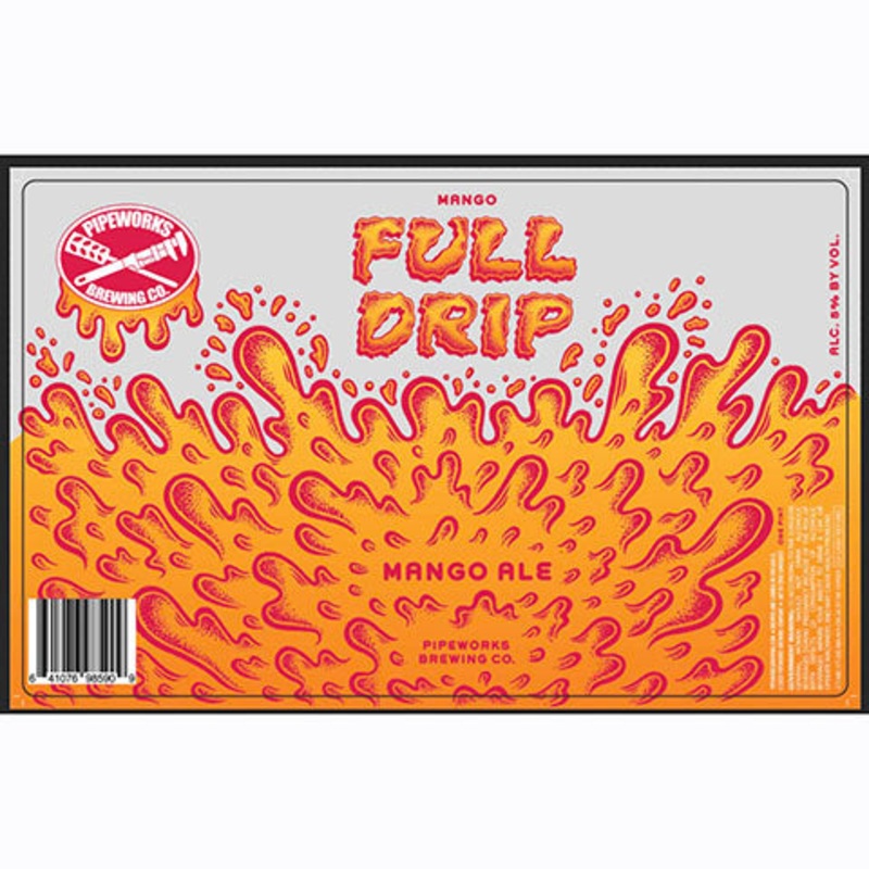 Pipeworks Mango Full Drip Mango Ale 16OZ SINGLE CAN