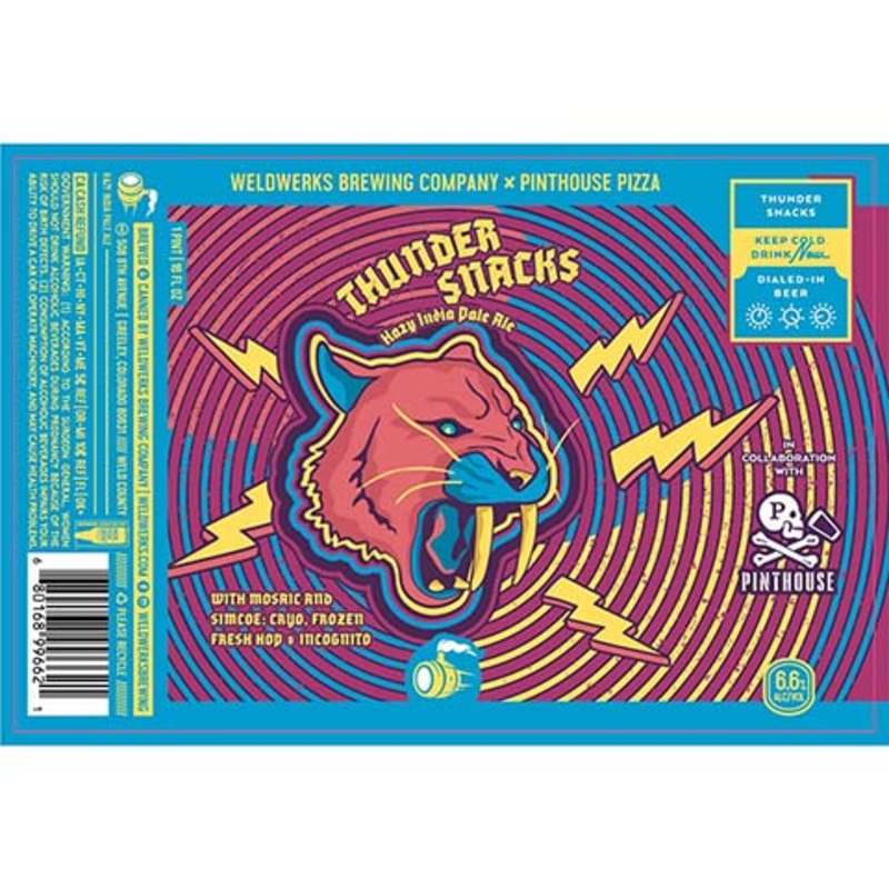 Weldwerks Thunder Snacks Hazy IPA 16OZ SINGLE CAN