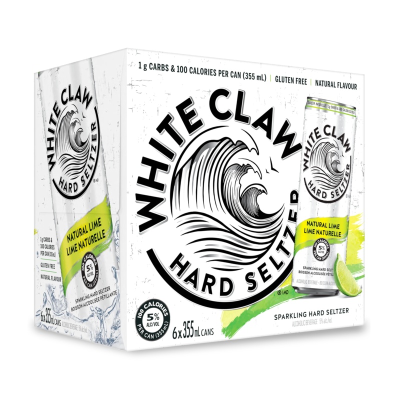 WHITE CLAW HARD SELTZER LIME 355ML 6PK CAN @ Sage Hill [1022899] 2130 ml