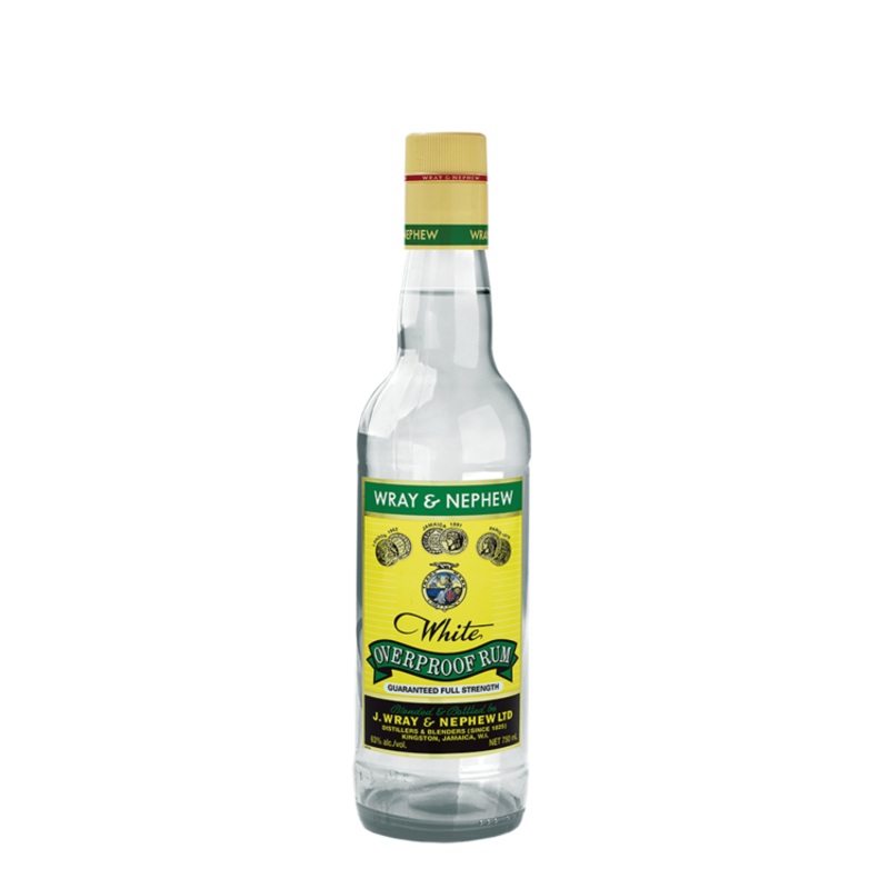 WRAY & NEPHEW OVERPROOF RUM WHITE 126 750ML 750ML