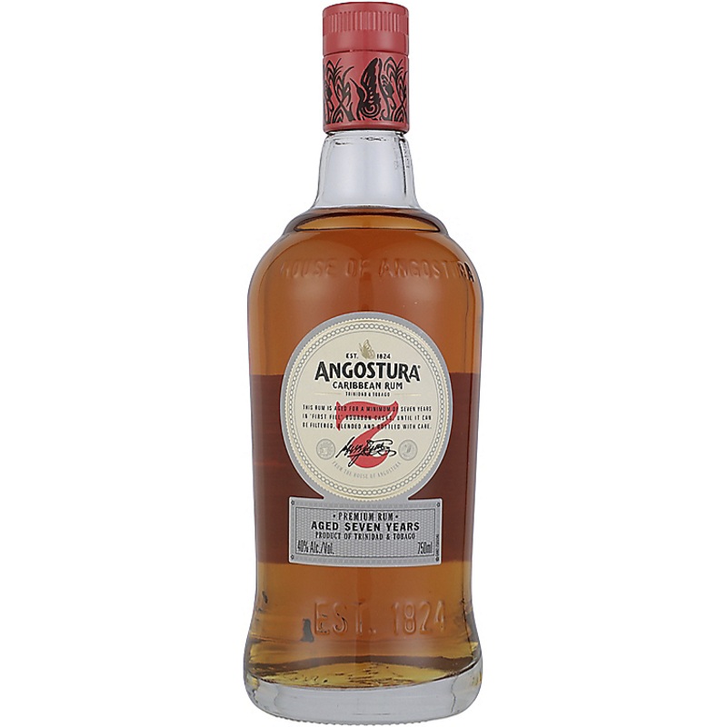 ANGOSTURA AGED RUM 7 YR 80 W/ ORANGE BITTERS HITCHHIKER 750ML 750ML