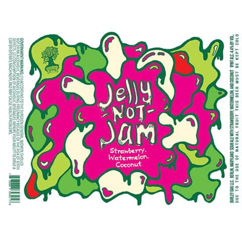 Burley Oak Jelly Not Jam (Strawberry, Watermelon, Coconut) 16OZ SINGLE CAN
