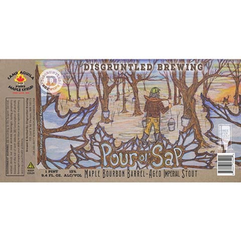 Disgruntled Pour Ol' Sap Maple Bourbon Barrel-Aged Imperial Stout 750ML BTL