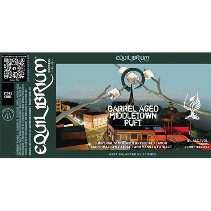 Equilibrium Barrel Aged Middletown Puft Imperial Stout 500ML BTL