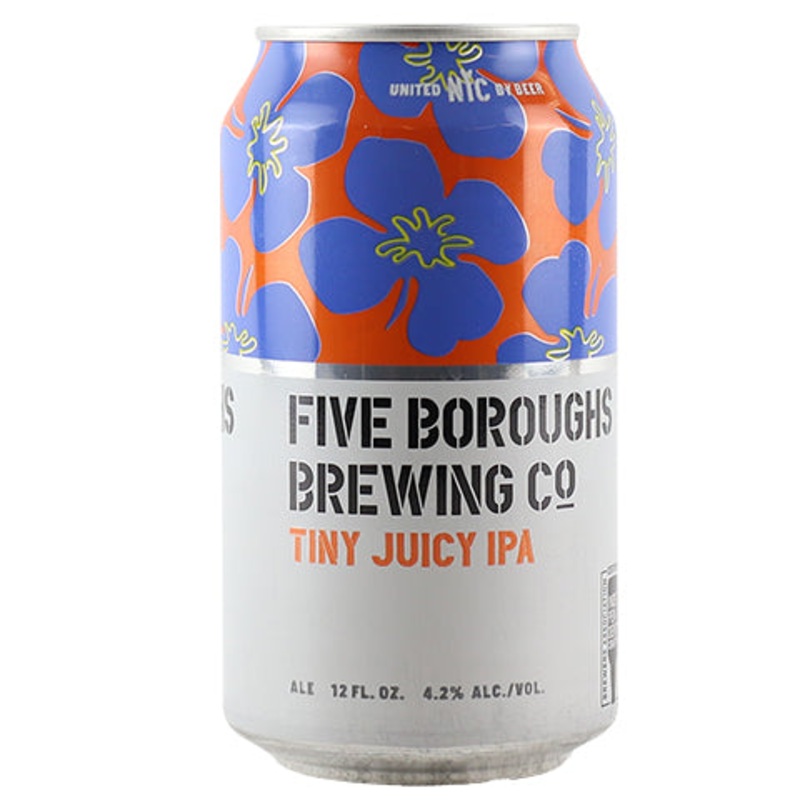 Five Boroughs Tiny Juicy Hazy IPA 12OZ SINGLE CAN
