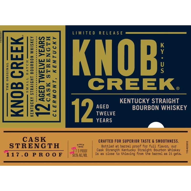 Knob Creek 12 Year Old Cask Strength