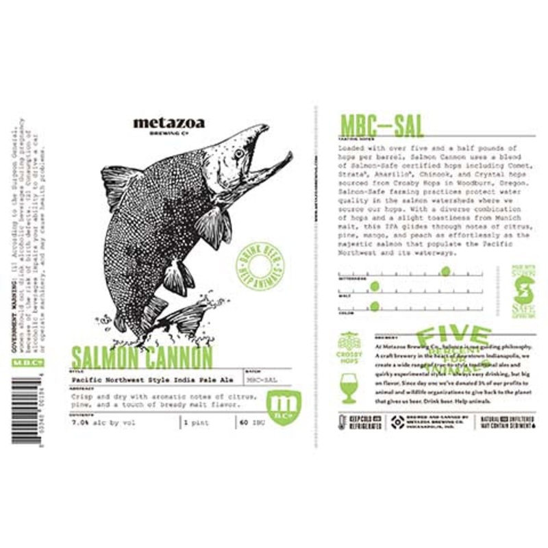 Metazoa Pacific Northwest Style IPA 16OZ SINGLE CAN