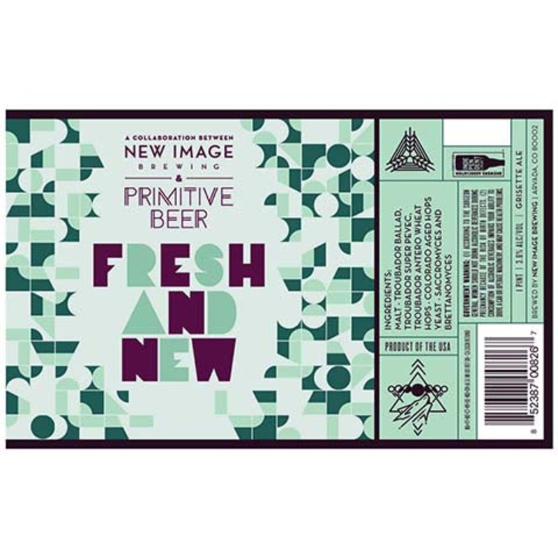 New Image Fresh and New Grisette Ale 16OZ SINGLE CAN