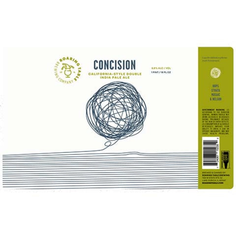 Roaring Table Concision DIPA 16OZ SINGLE CAN