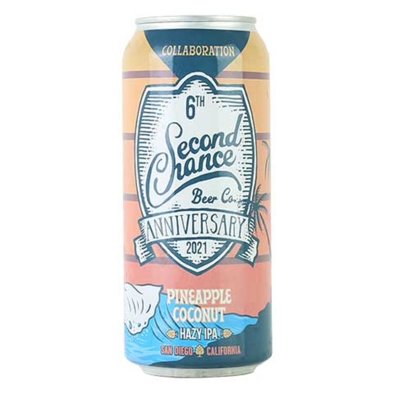 Second Chance/Pizza Port 6th Anniversary Hazy IPA 16OZ SINGLE CAN