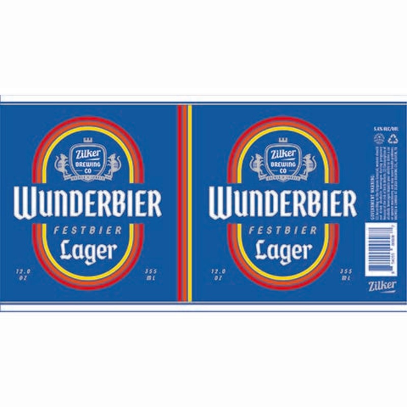Wunderbier Festbier Lager 12OZ SINGLE CAN