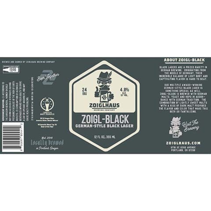 Zoiglhaus Zoigl-Black Lager 12OZ SINGLE CAN