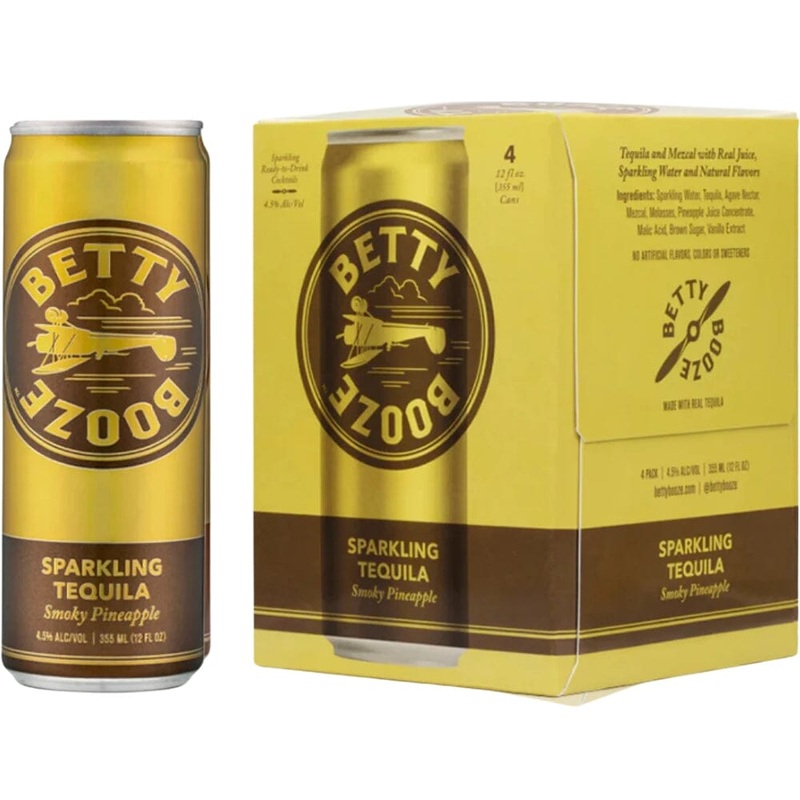 Betty Booze Sparkling Tequila With Smokey Pineapple 4k