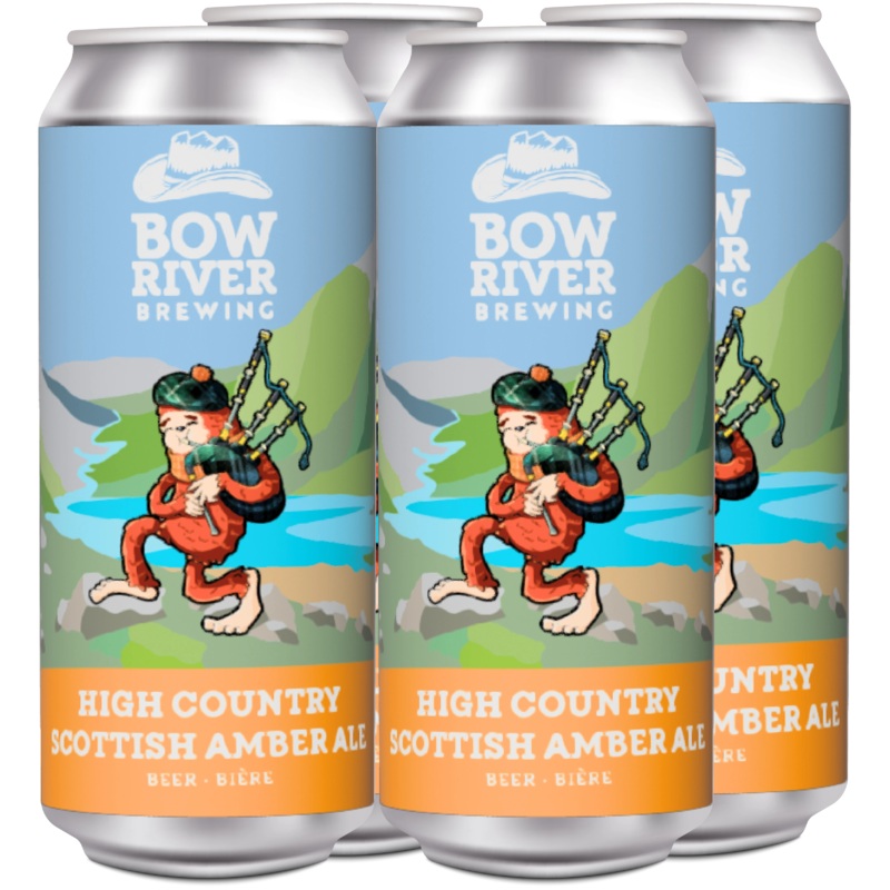 BOW RIVER HIGH COUNTRY AMBER ALE 473ML 4PK CAN @ Airdrie [1049245] 1892 ml