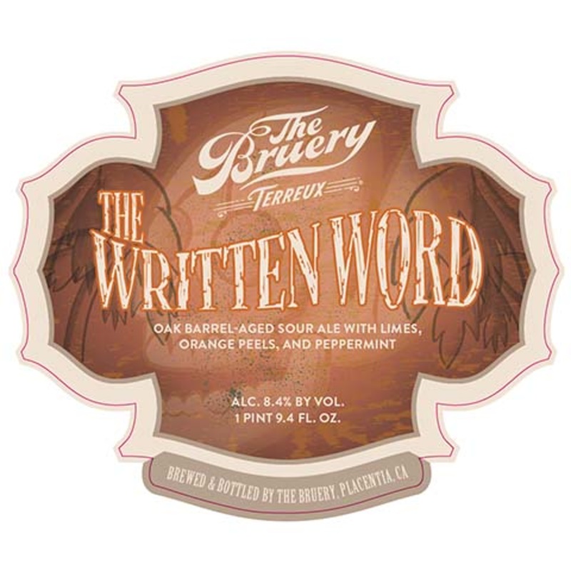 Bruery The Written Word Sour 750ML BTL