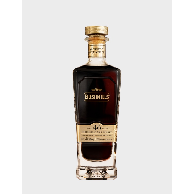 Bushmills 46 Year Single Malt Irish Whiskey Secrets of the River Bush