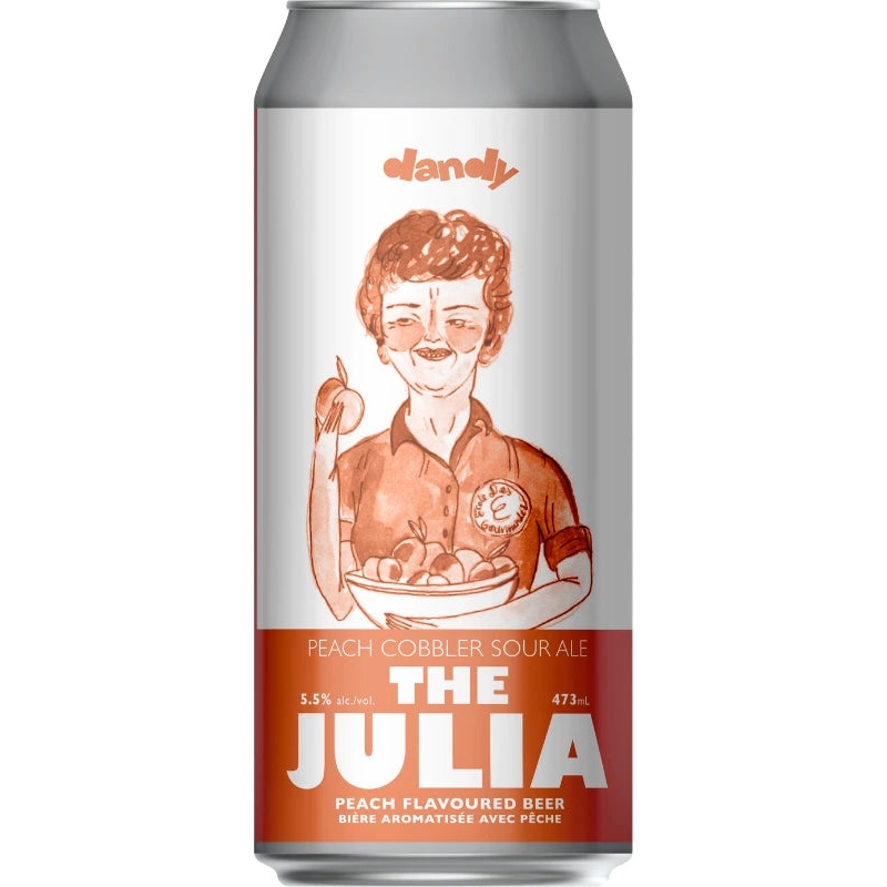 DANDY JULIA PEACH COBBLER SOUR 473ML 4PK CAN @ Lethbridge [1017390] 1892 ml