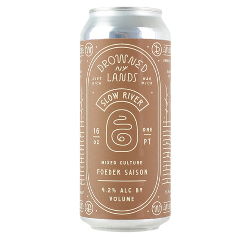 Drowned Lands Slow River Saison 16OZ SINGLE CAN