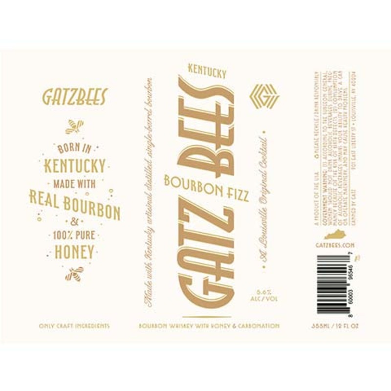 Gatz Bees Bourbon Fizz 12OZ SINGLE CAN
