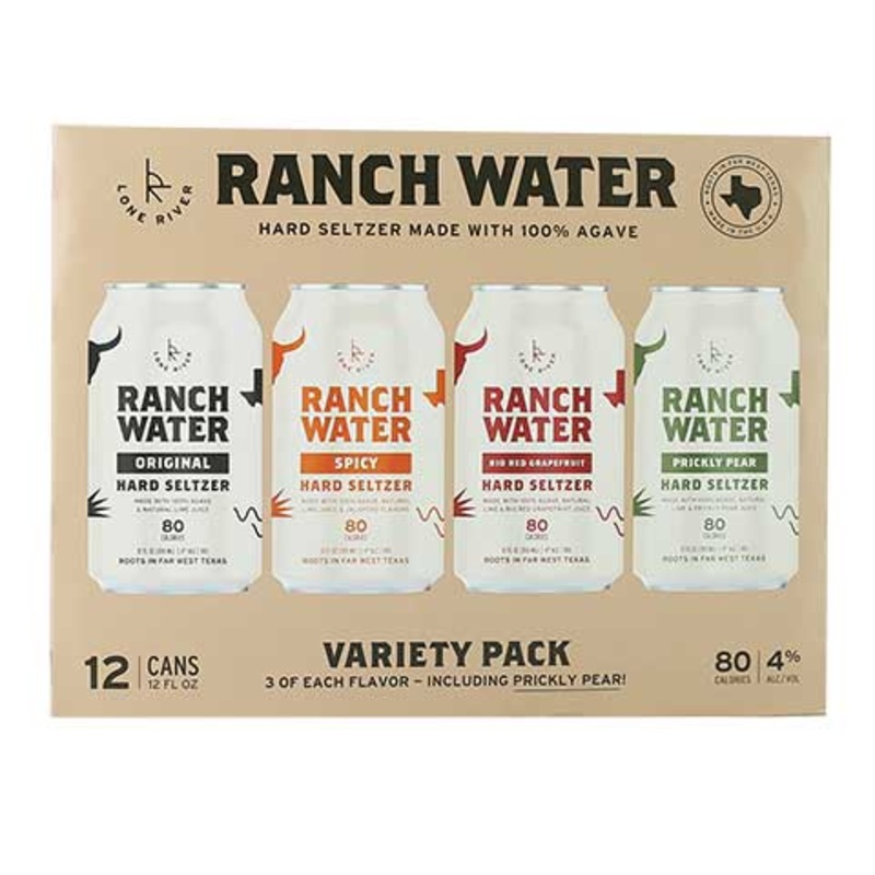 Lone River Ranch Water Hard Seltzer Variety Pack 12PK 12OZ CAN