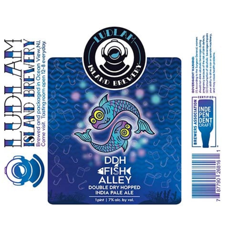 Ludlam DDH Fish Alley IPA 16OZ SINGLE CAN