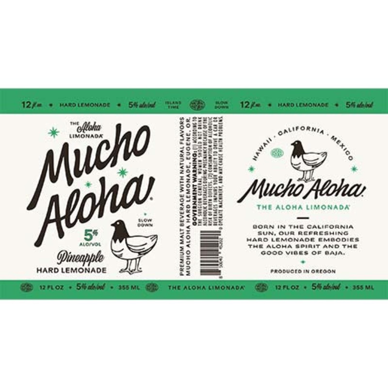 Mucho Aloha Pineapple Hard Lemonade 12OZ SINGLE CAN