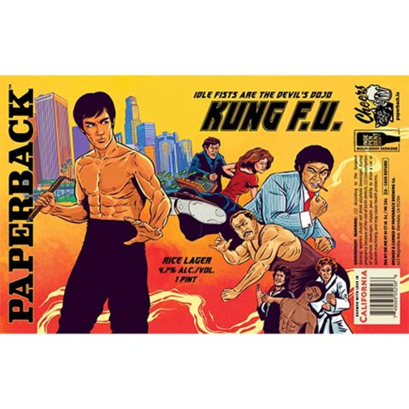 Paperback Kung F.U. Lager 16OZ SINGLE CAN