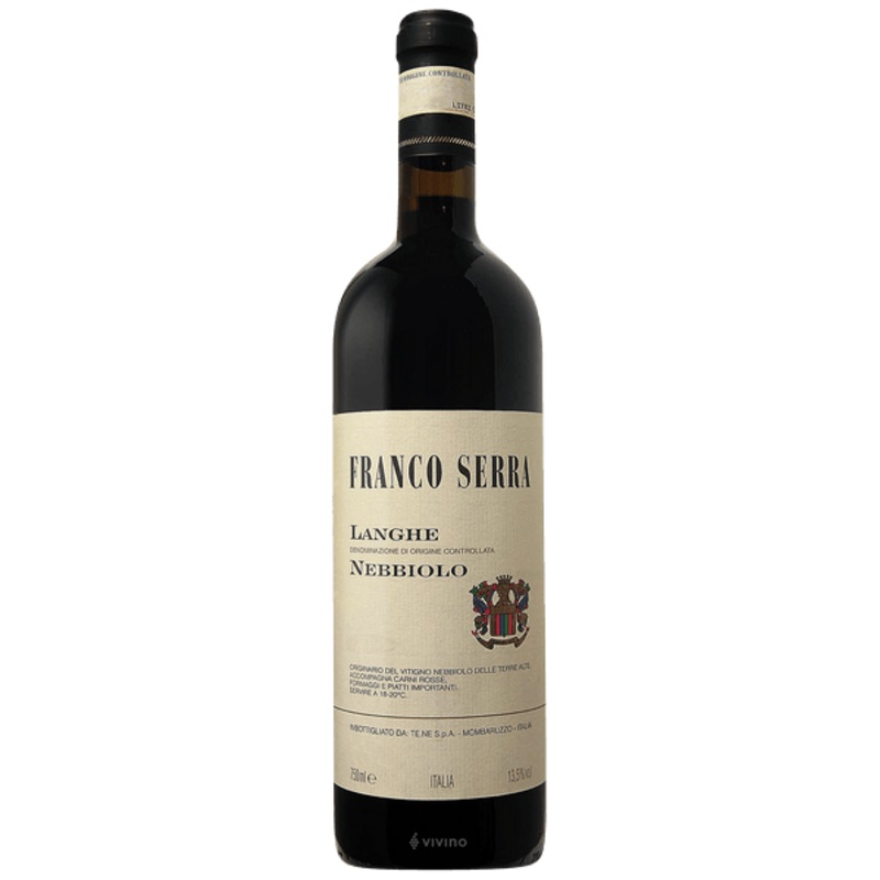 Red Wine Franco Serra Langhe Nebbiolo