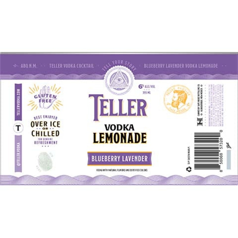 Teller Blueberry Lavender Vodka Lemonade 355ML CAN