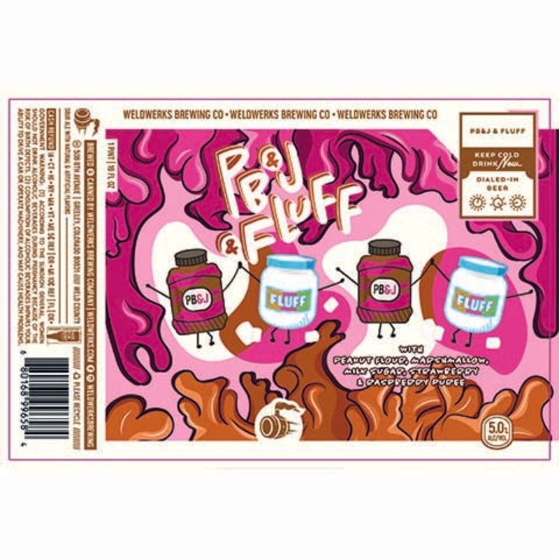 Weldwerks PB&J & Fluff Sour Ale 16OZ SINGLE CAN