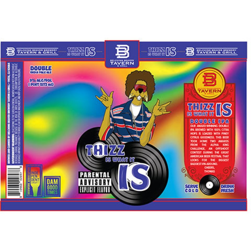 Belching Beaver Thizz Is What It Is DIPA 16OZ SINGLE CAN