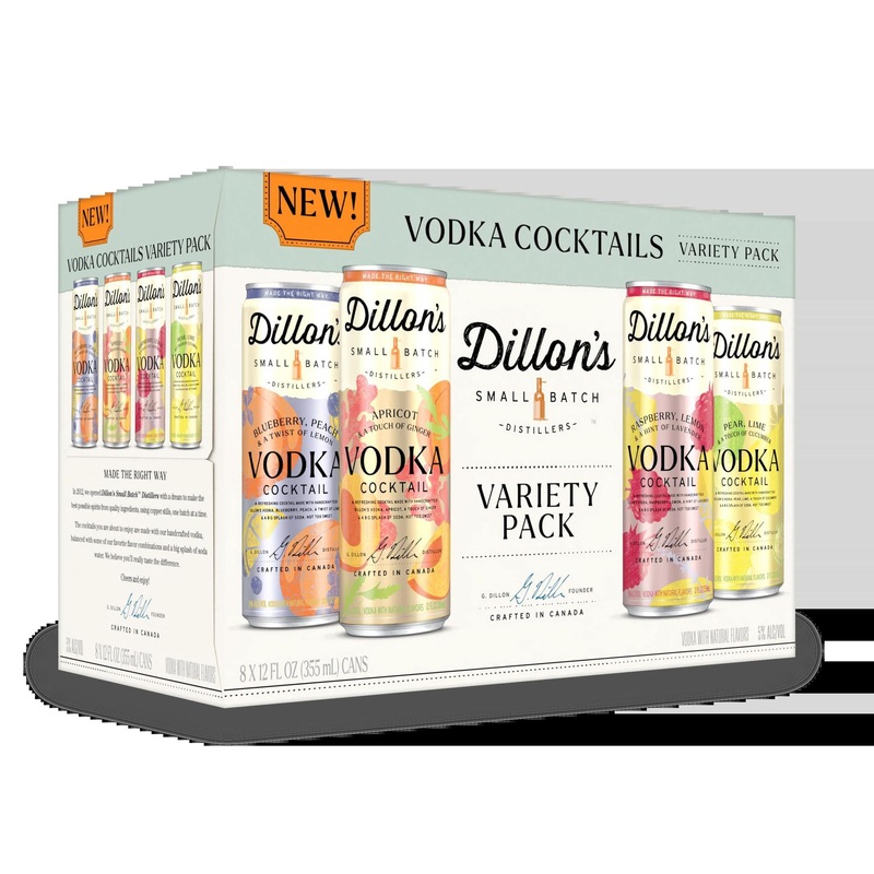 Cocktail Dillon's 8pk Vodka Variety
