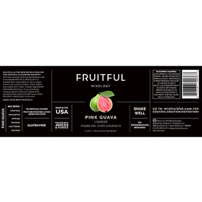 Fruitful Mixology Pink Guava Liqueur 1L BTL