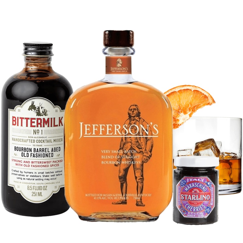 Jeffersons Bourbon Old Fashioned Gift Set Cheers to You