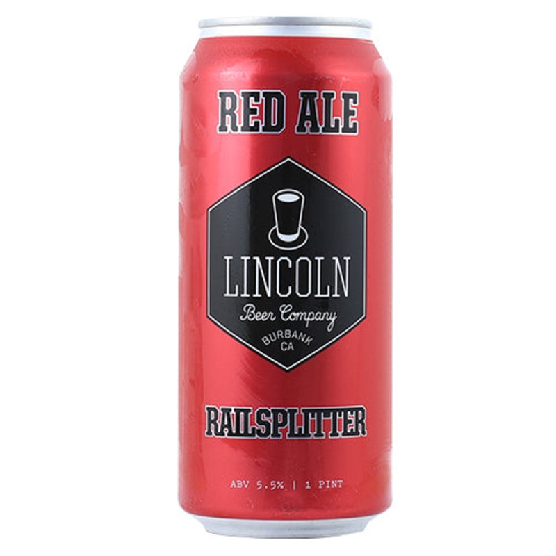 Lincoln Railsplitter Red Ale 16OZ SINGLE CAN