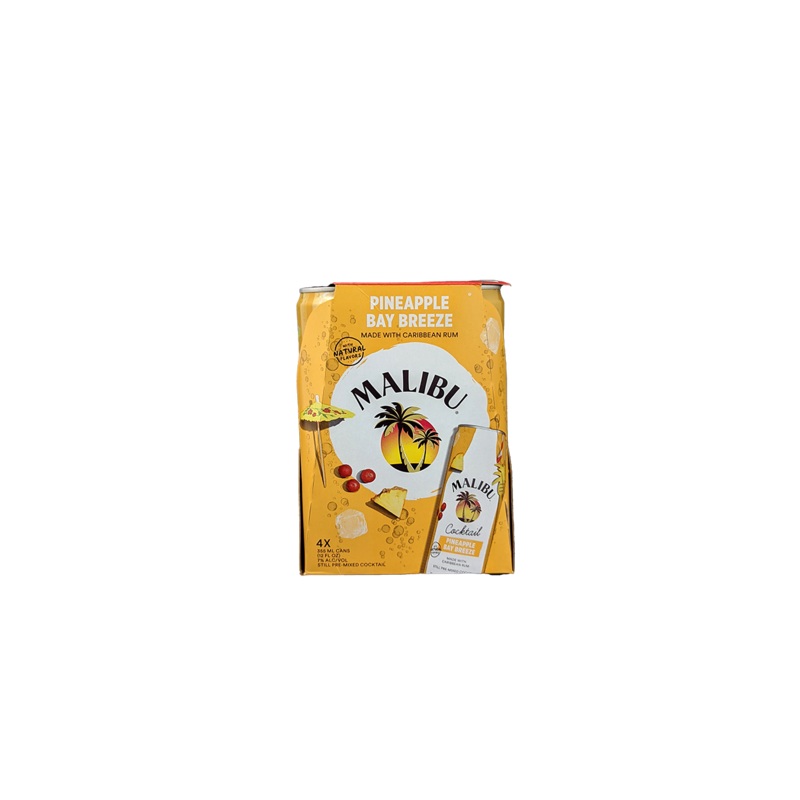 Malibu Pineapple Bay Breeze 4 Pack