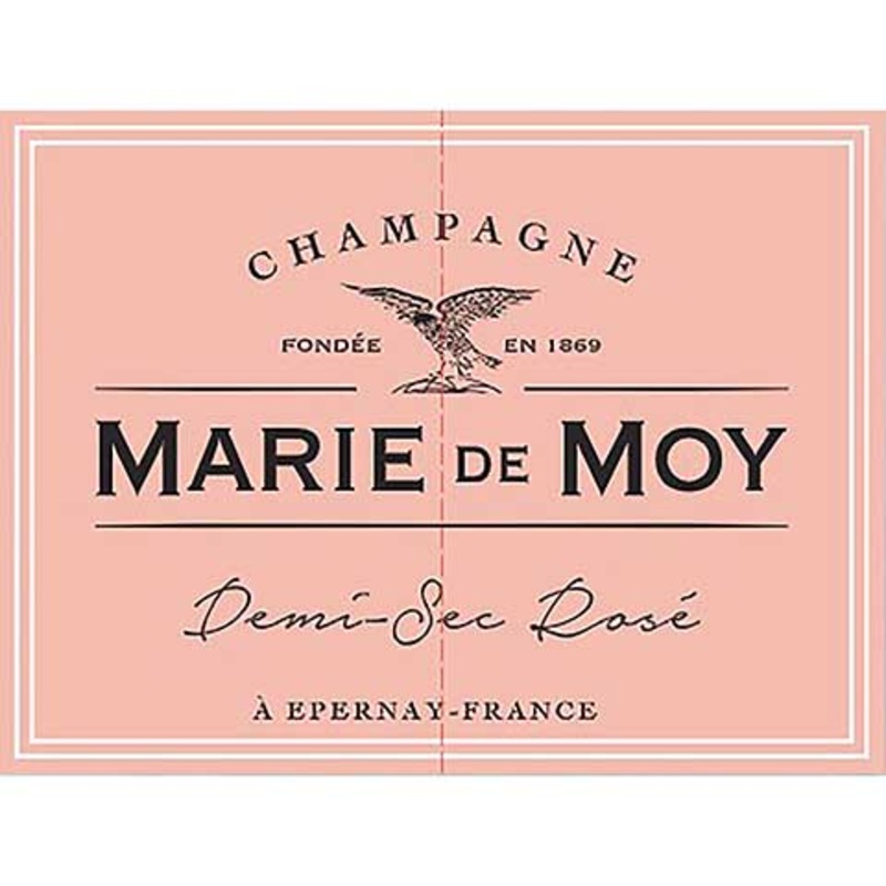 Marie De Moy Demi-Sec Rose 750ML BTL