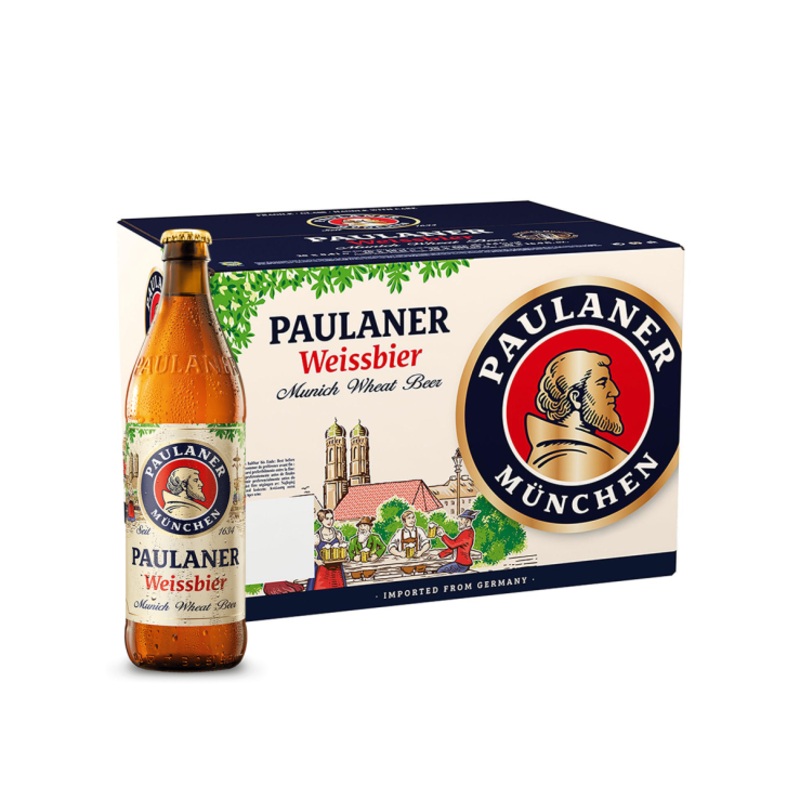 Paulaner Hefe Weissbier Naturtrub 330ml X24 (Case)