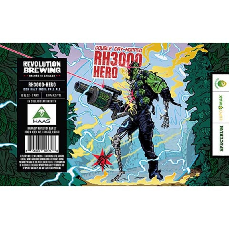 Revolution Double Dry-Hopped RH3000-Hero 16OZ SINGLE CAN
