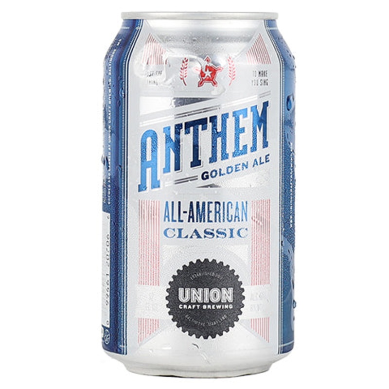 Union Craft Anthem Golden Ale 12OZ SINGLE CAN