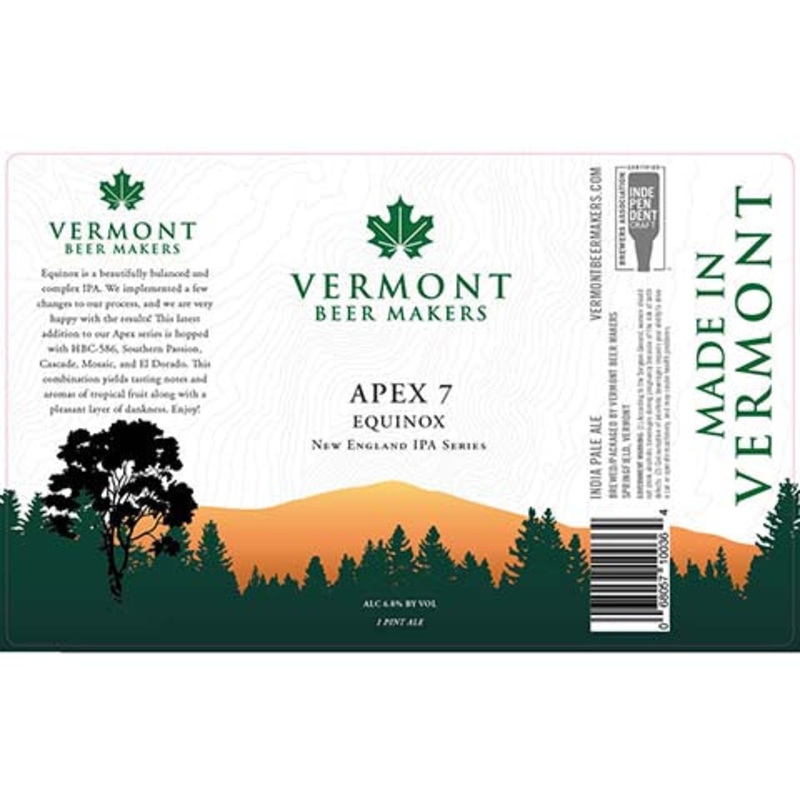 Vermont Apex 7 Equinox NEIPA 16OZ SINGLE CAN