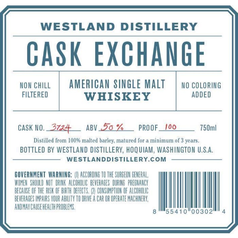 Westland Cask Exchange