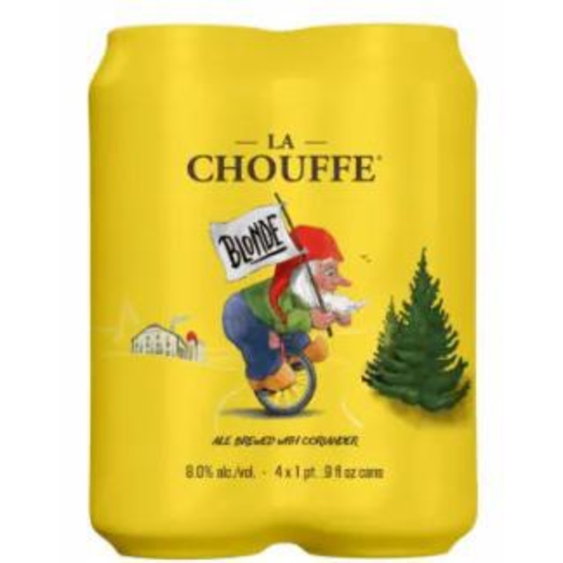 Beer IM Chouffe Brewery 4pk La Chouffee Blonde
