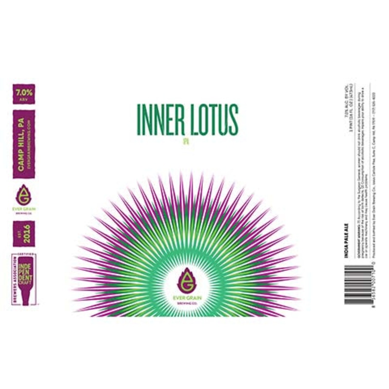 Ever Grain Inner Lotus IPA 16OZ SINGLE CAN