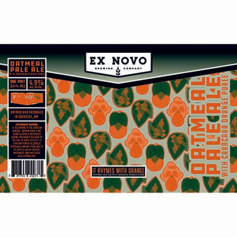 Ex Novo It Rhymes with Orange Pale Ale 16OZ SINGLE CAN